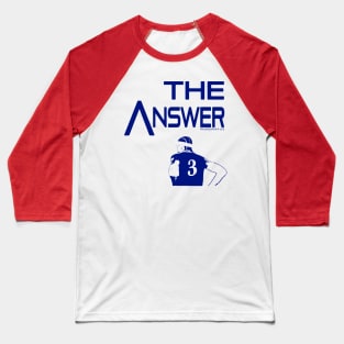 Allen Iverson THE ANSWER Baseball T-Shirt